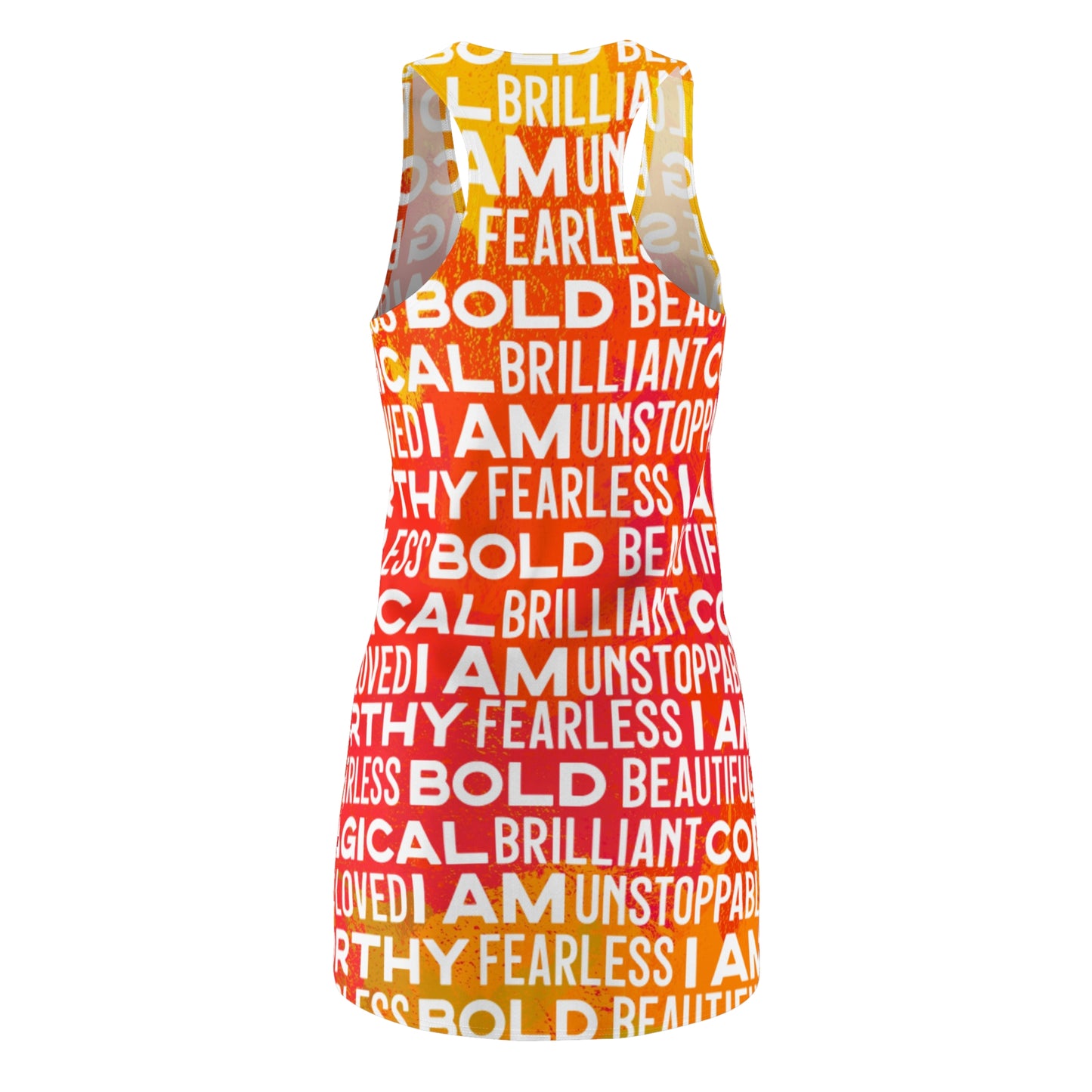 Bold Affirmations Racerback Dress (Sunrise)