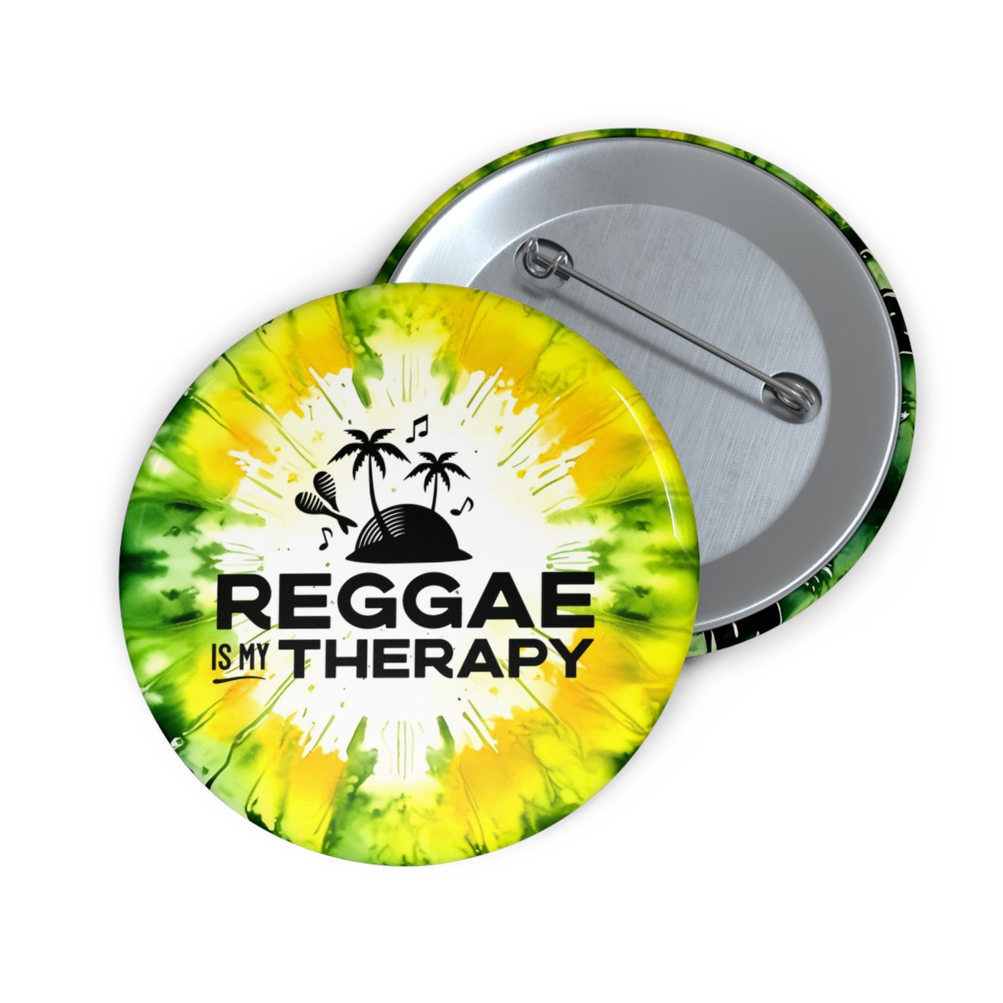 Reggae is my Therapy Custom Button