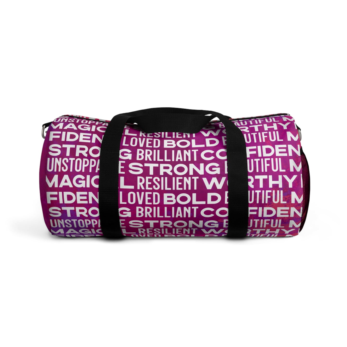 Bold Affirmations Duffel Bag (Berry)