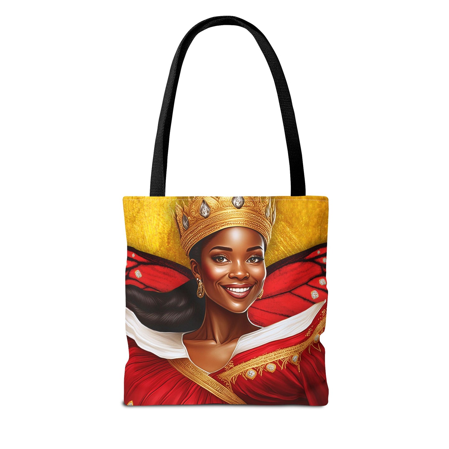 Black Butterfly Delta-Inspired Queen Tote Bag