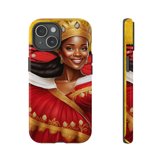 Delta-Inspired Black Butterfly Queen Phone Case