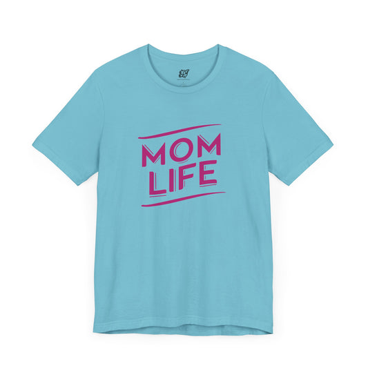 Mom Life Text Only Tee