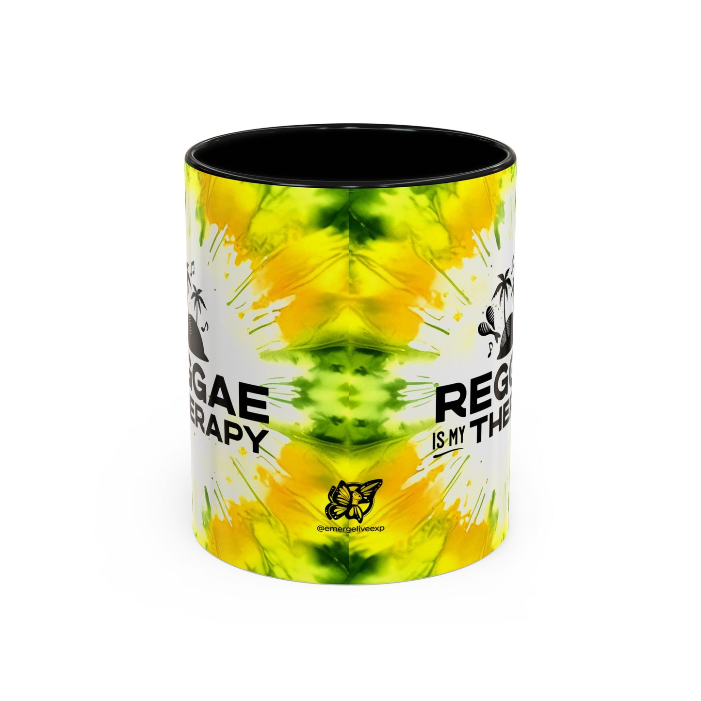 Reggae is My Therapy Accent Mug, 11oz