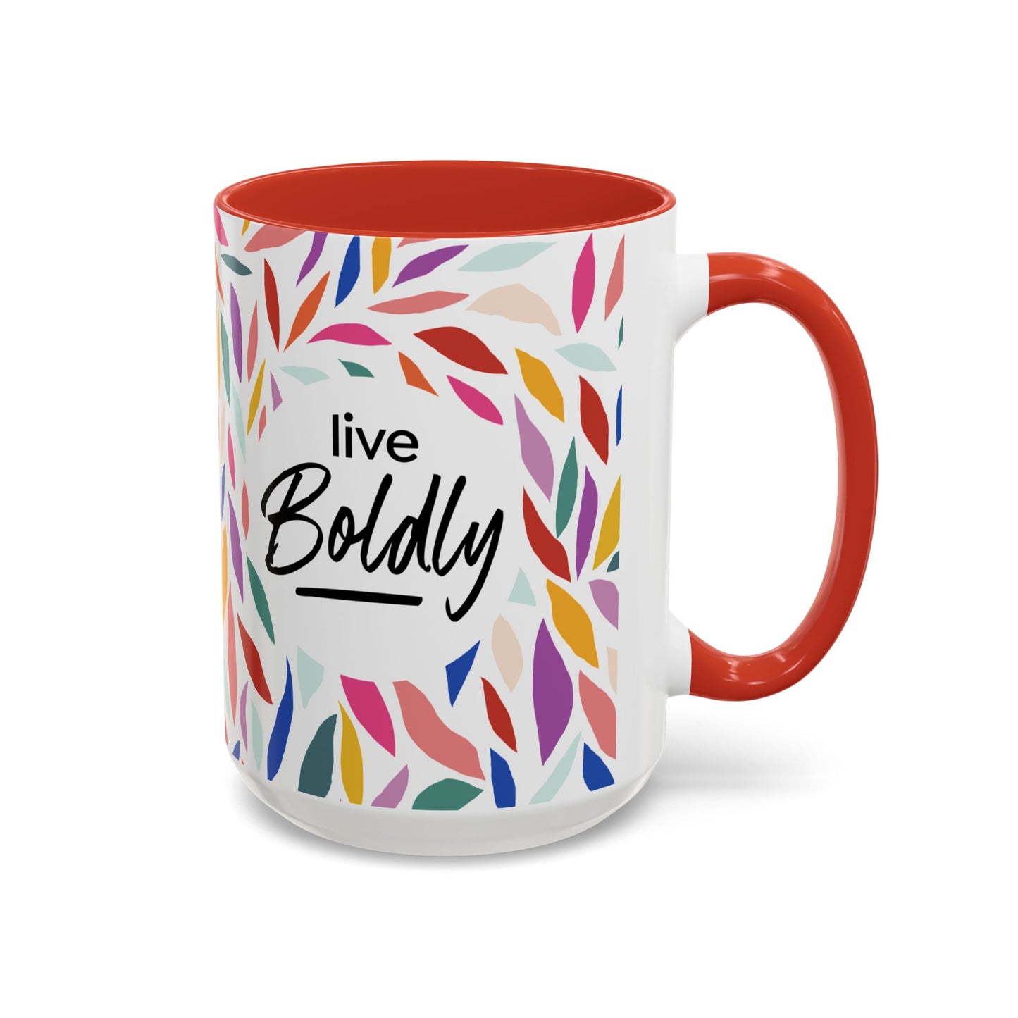 Live Boldly Viva Accent Mug