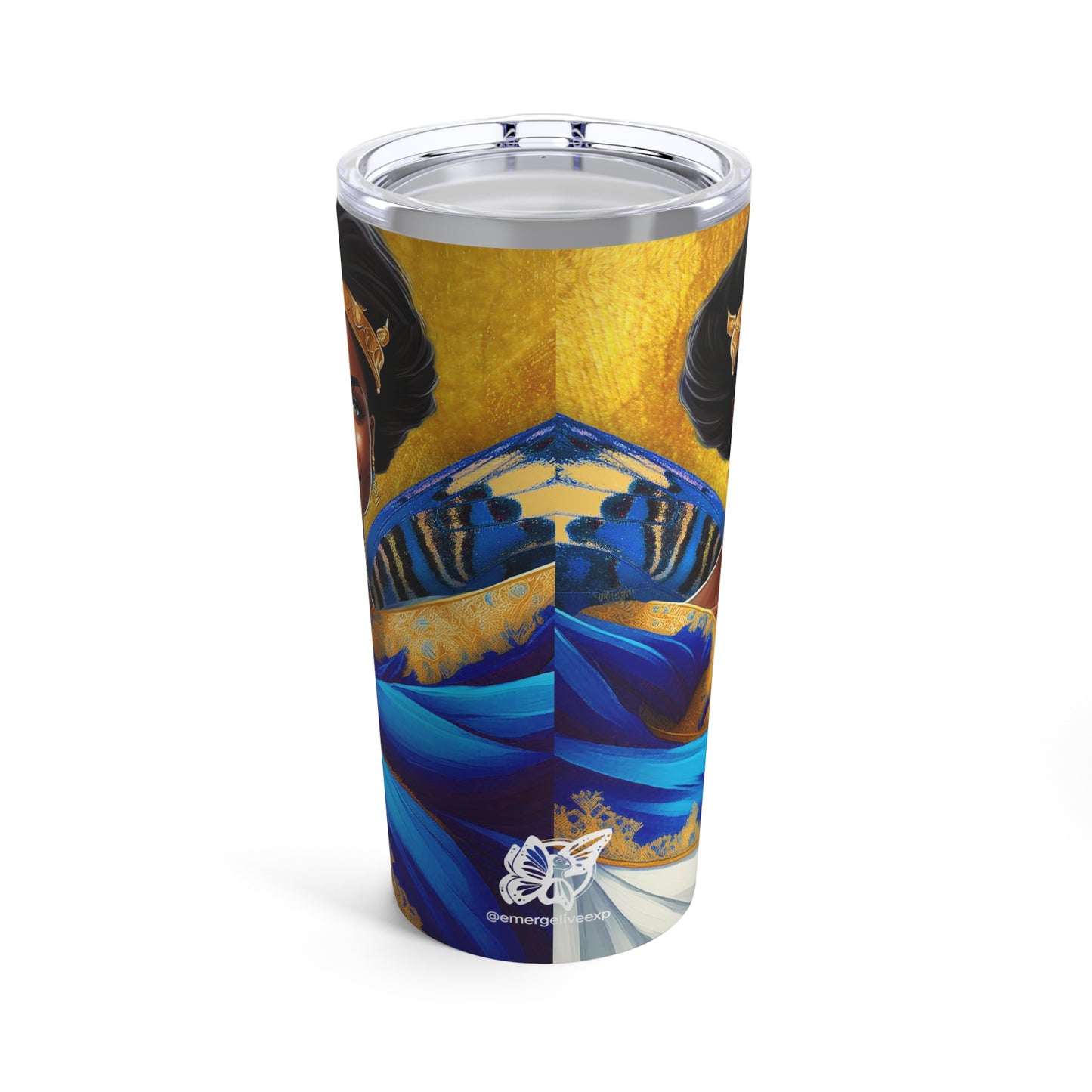 Black Butterfly Queen SGRho-Inspired Tumbler 20 oz