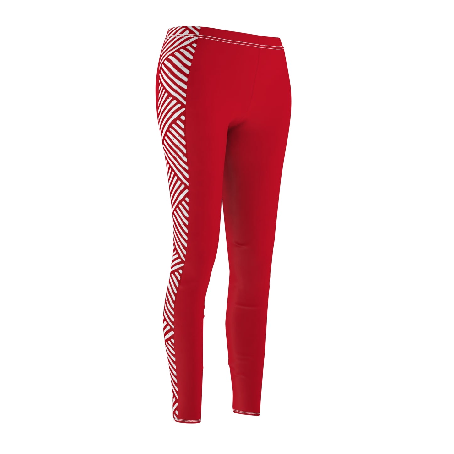 Koya Stripe Leggings (red)