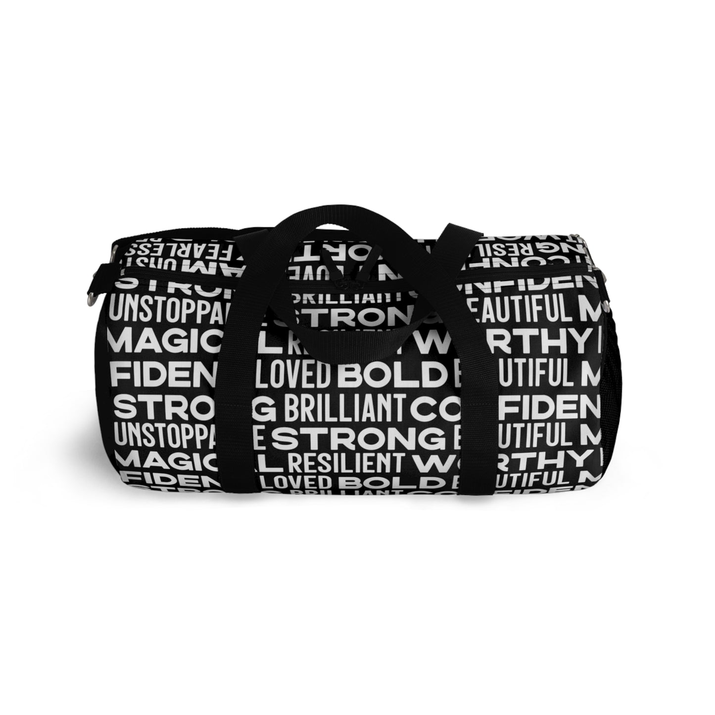 Bold Affirmations Duffel Bag (black)