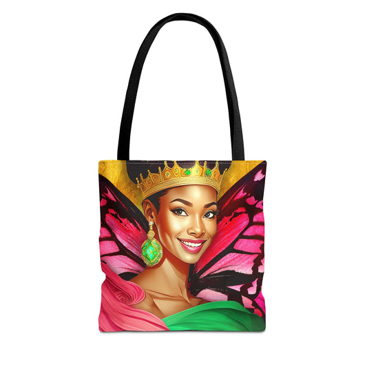 Black Butterfly AKA-Inspired Queen Tote Bag