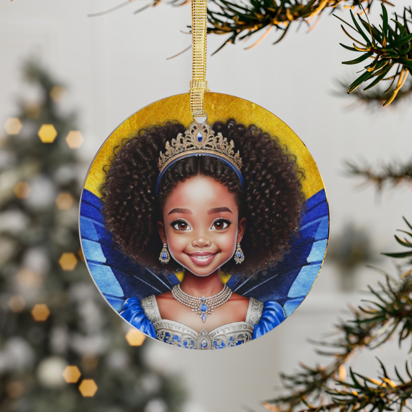 Zeta-inspired Butterfly Princess Ornament