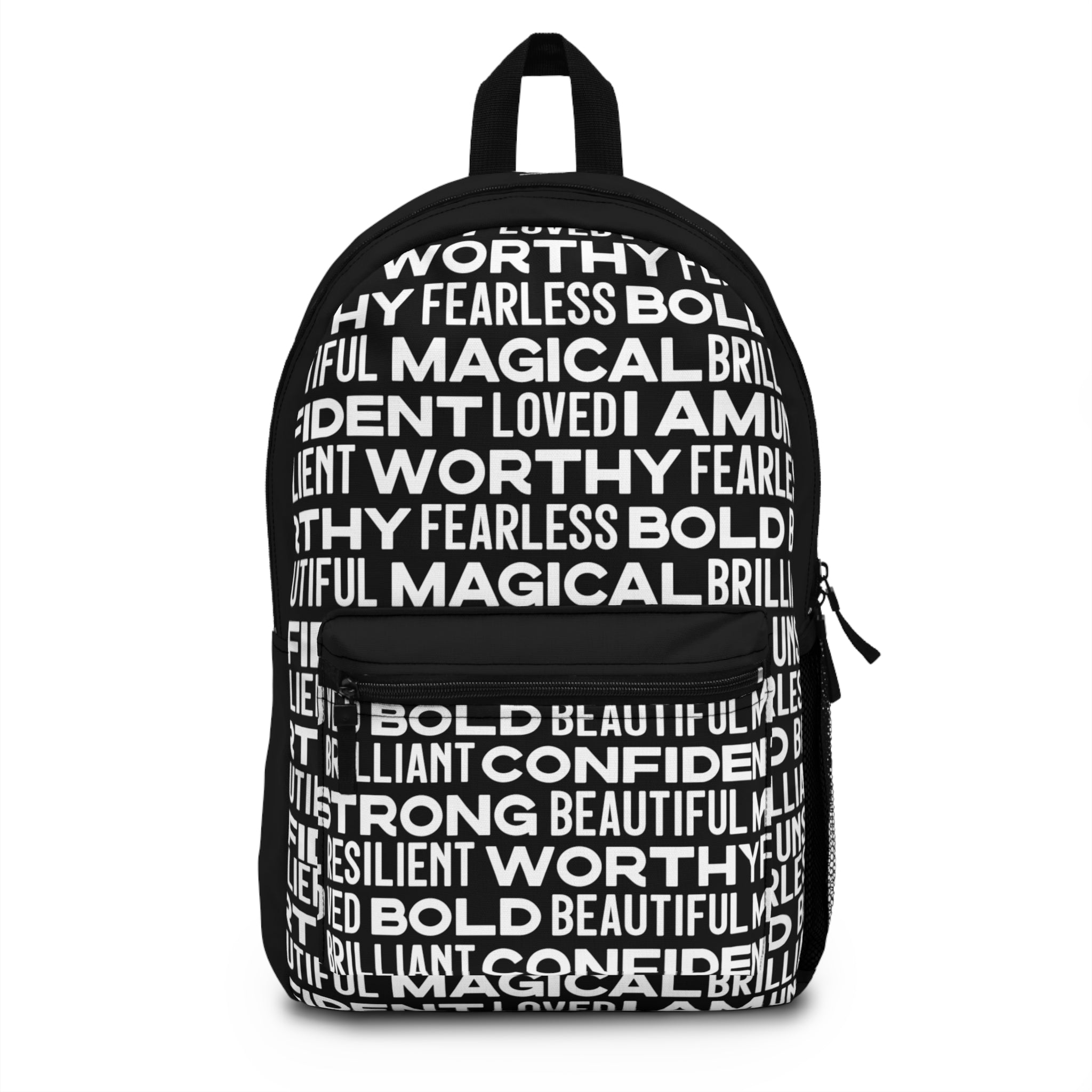 Black and White Affirmations Travel Bag shops