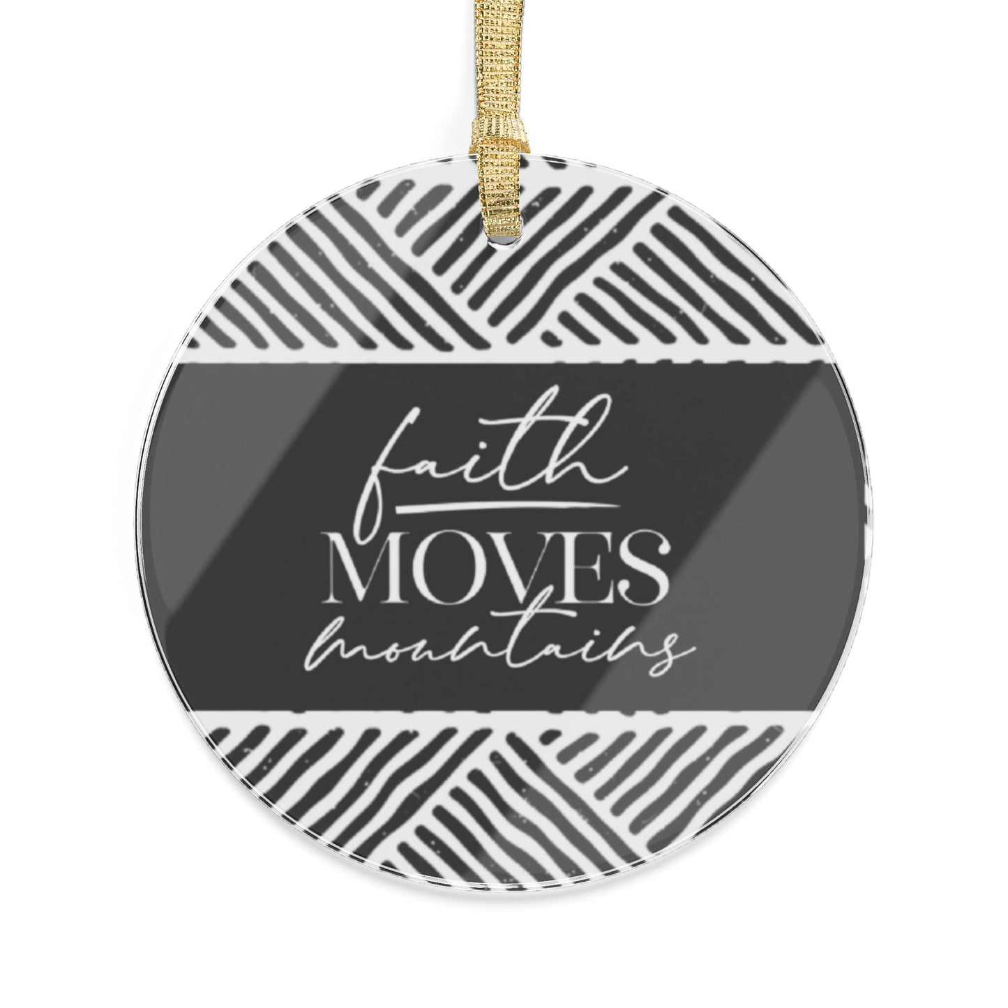 Koya "Faith Moves Mountains" Acrylic Ornament