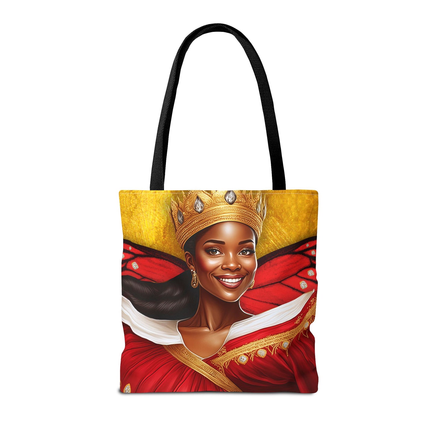 Black Butterfly Delta-Inspired Queen Tote Bag