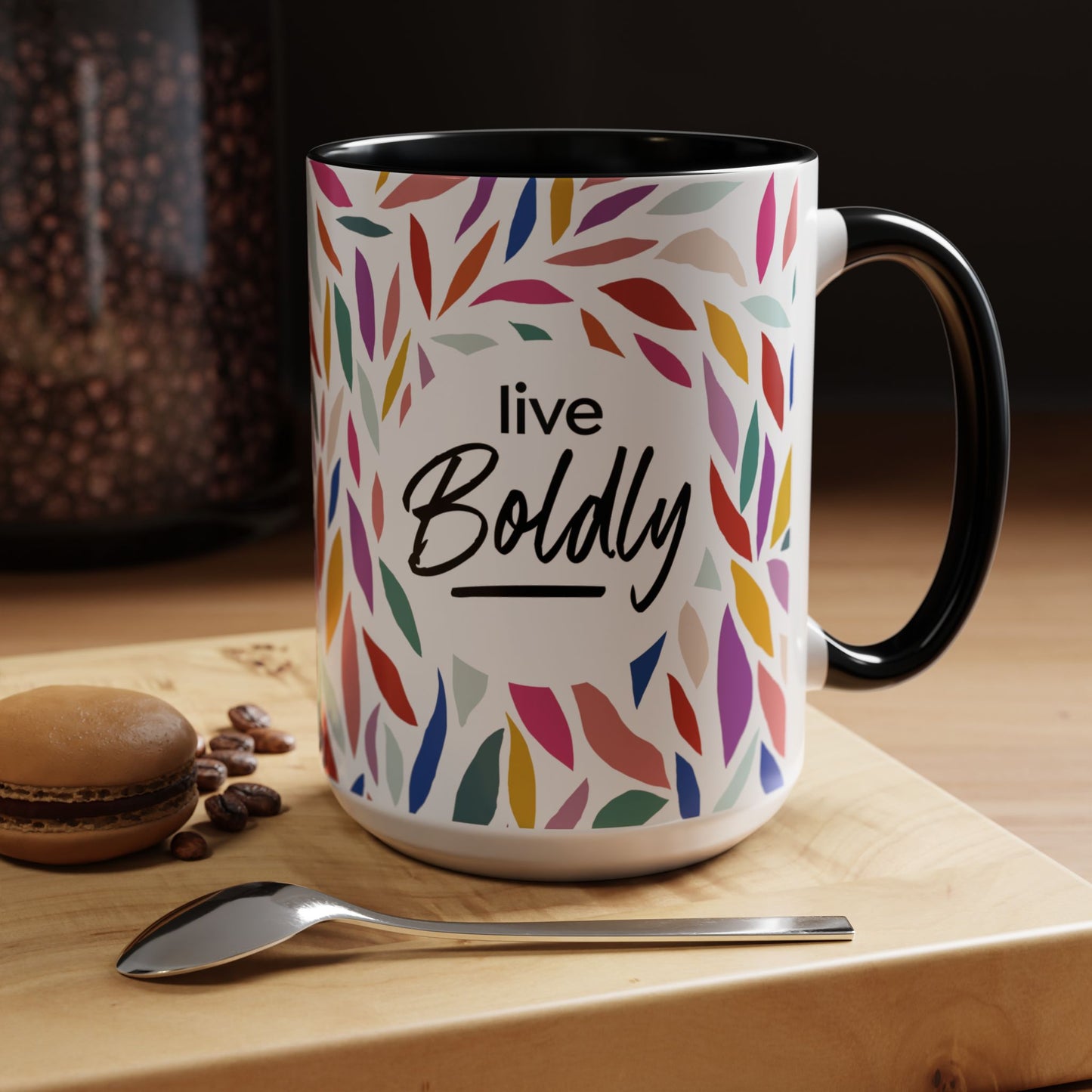 Live Boldly Viva Accent Mug