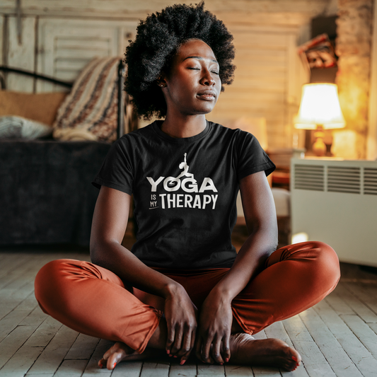 Yoga is my Therapy Slim Fit Tee